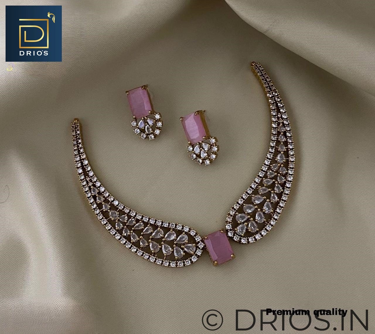 Drio's Brass Elegance Necklace