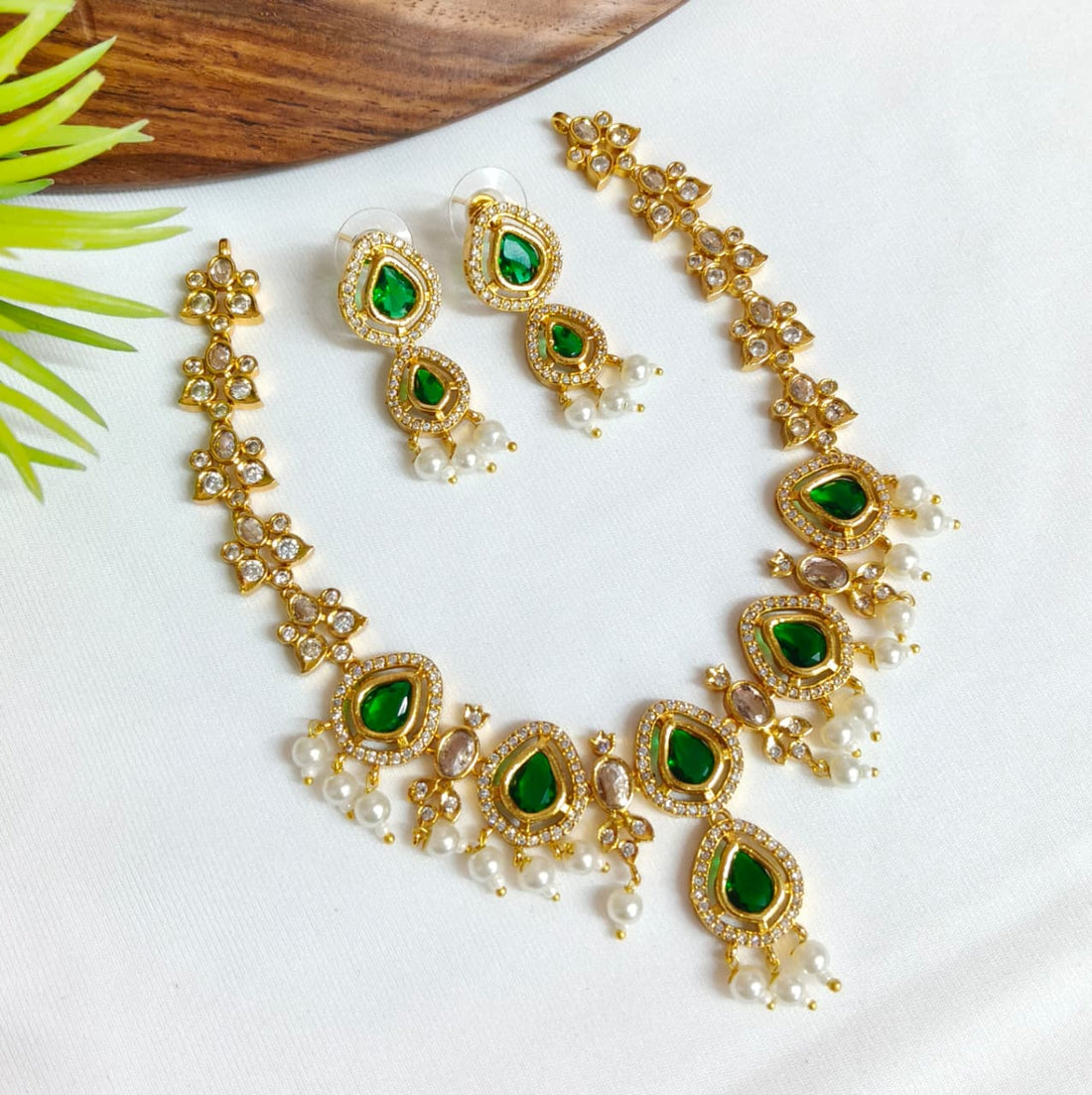 Traditional South Indian Necklace Set