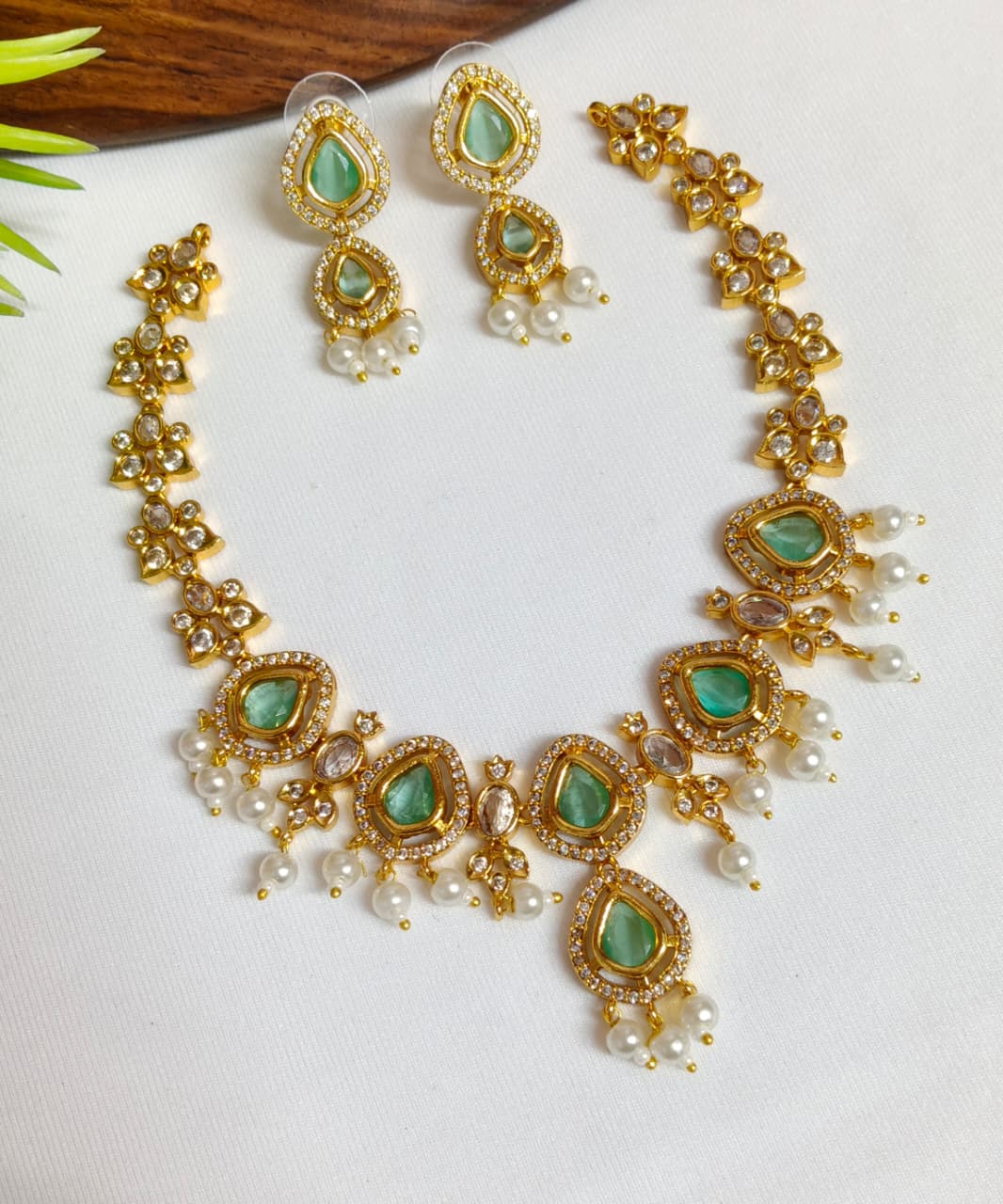 Traditional South Indian Necklace Set