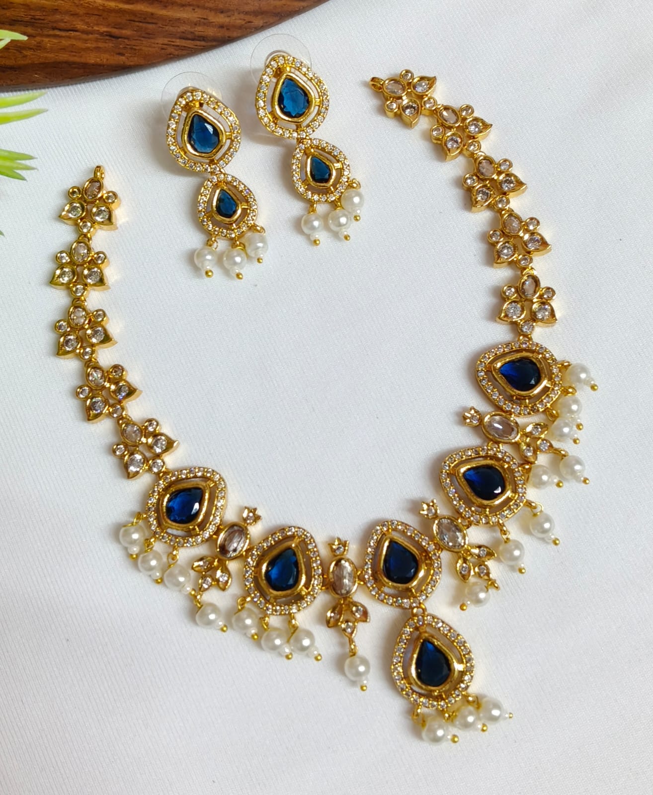 Traditional South Indian Necklace Set