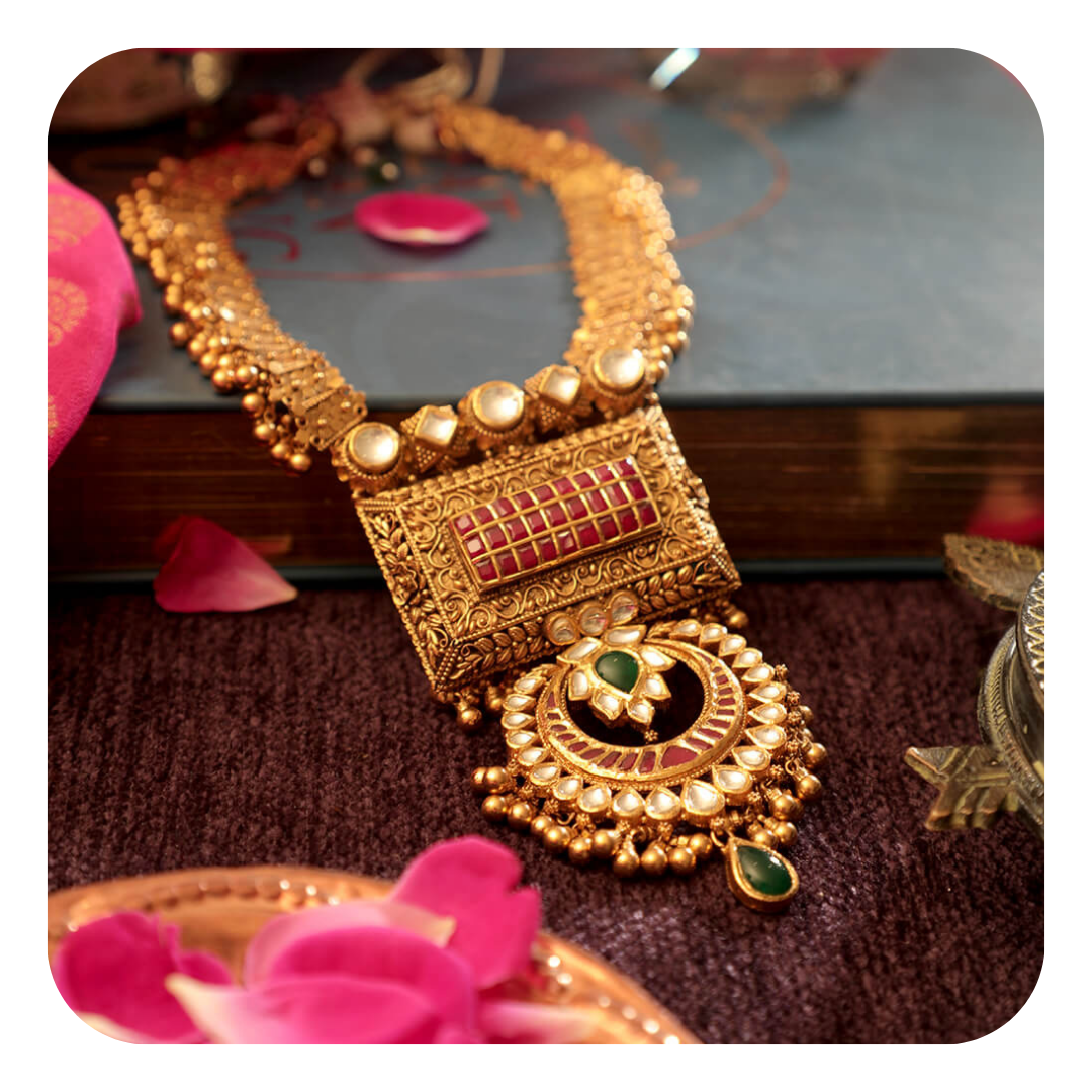 The Aadhya Grand Temple Necklace