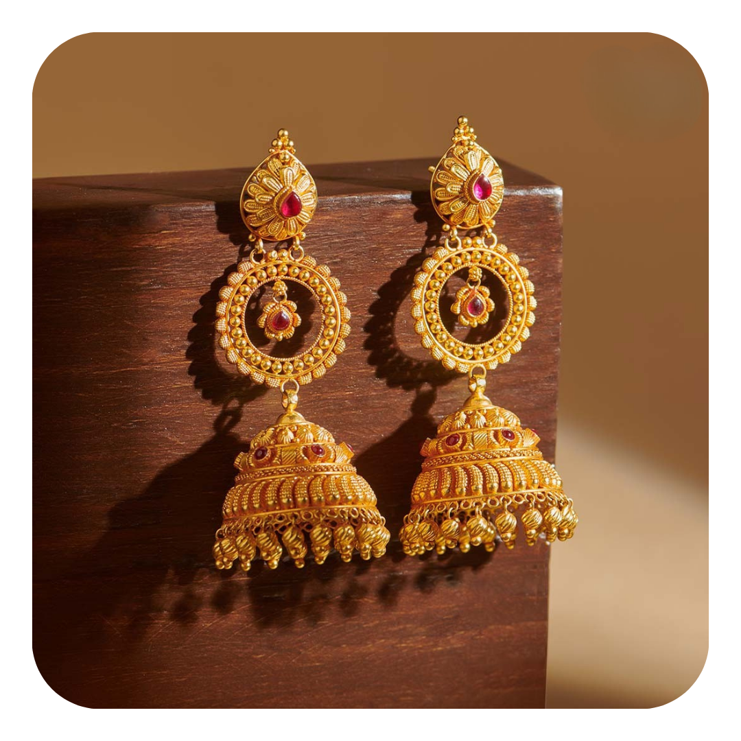 The Sitara Starburst Stud Earrings