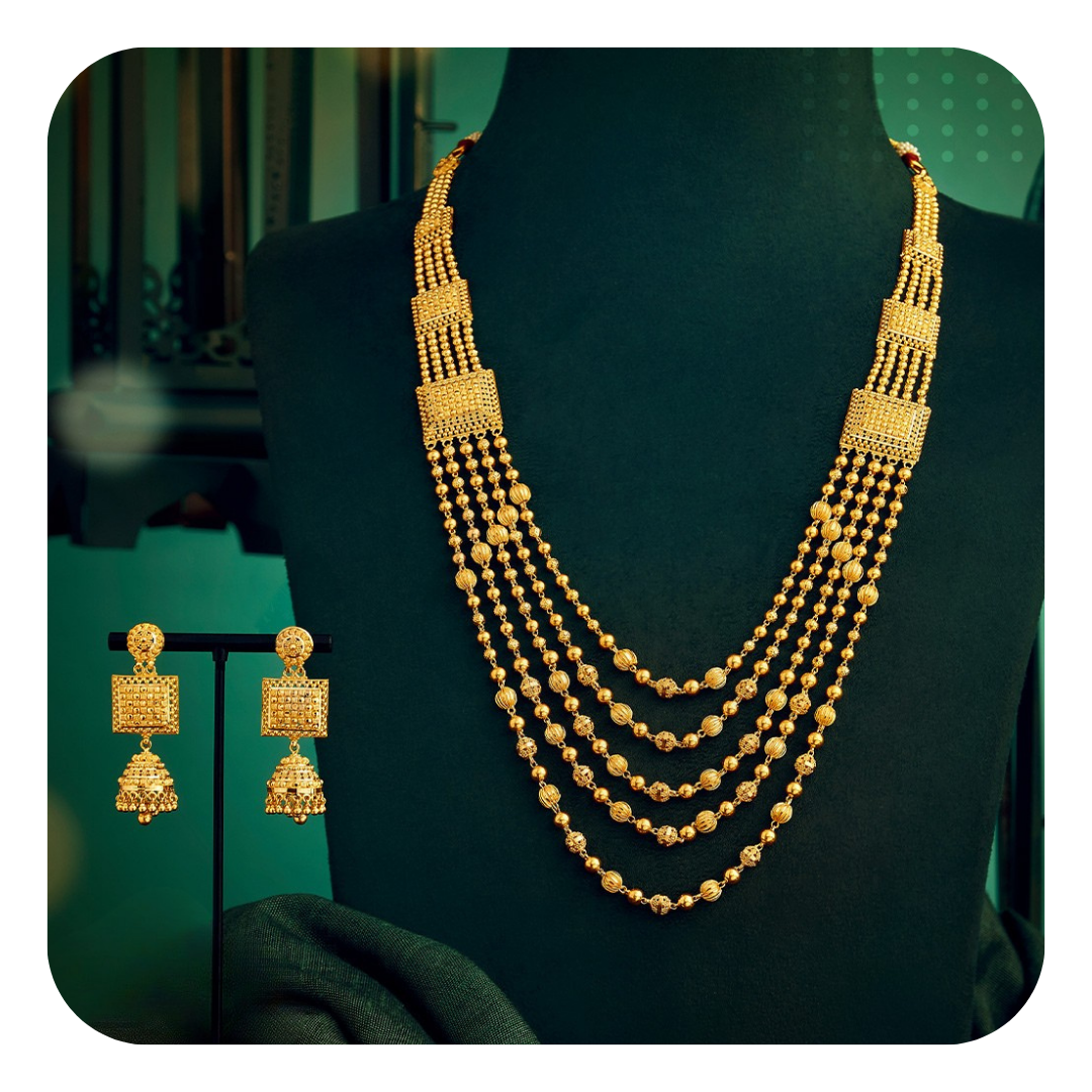 The Suhani Floral Gold Necklace