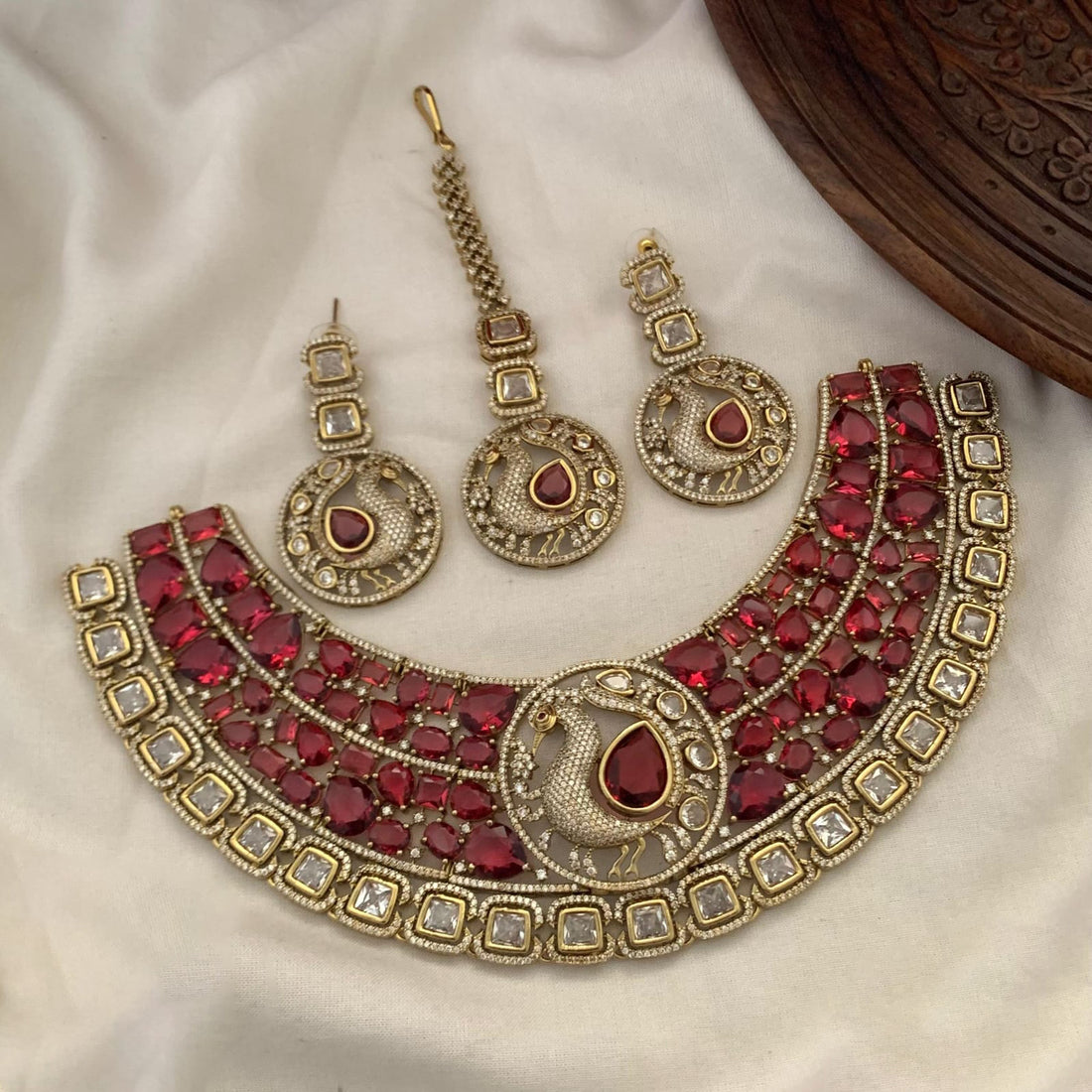 Antique Polki Necklace Set