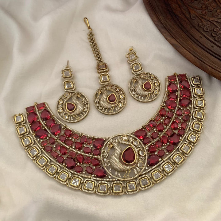 Antique Polki Necklace Set