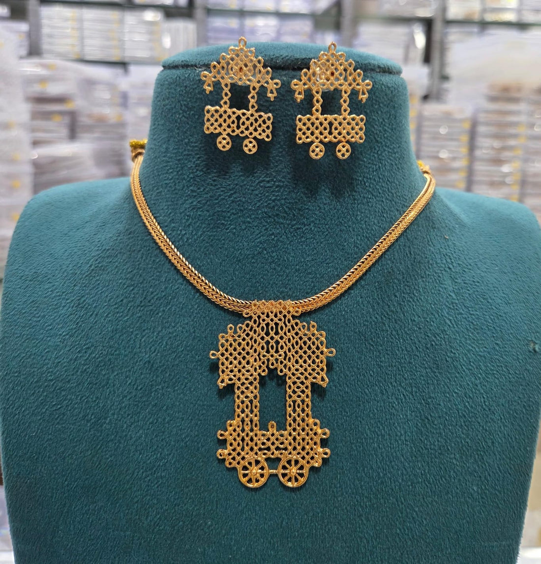 Traditional Temple Jewelry Set