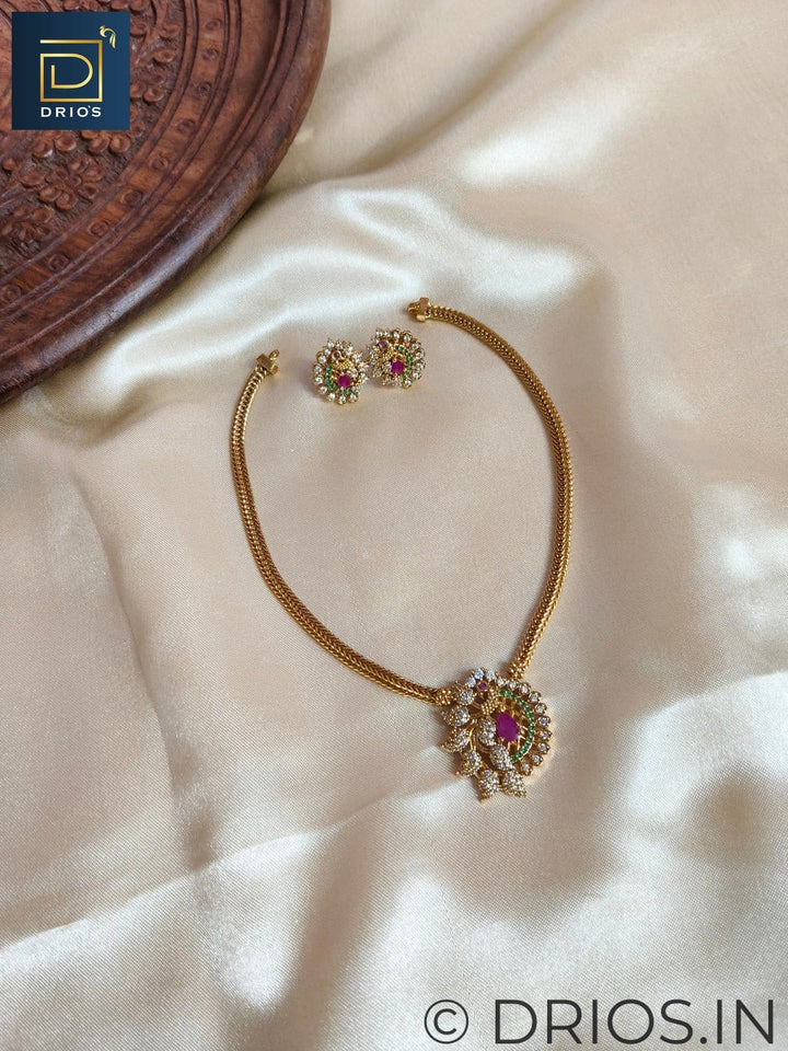 Brass jewellery set