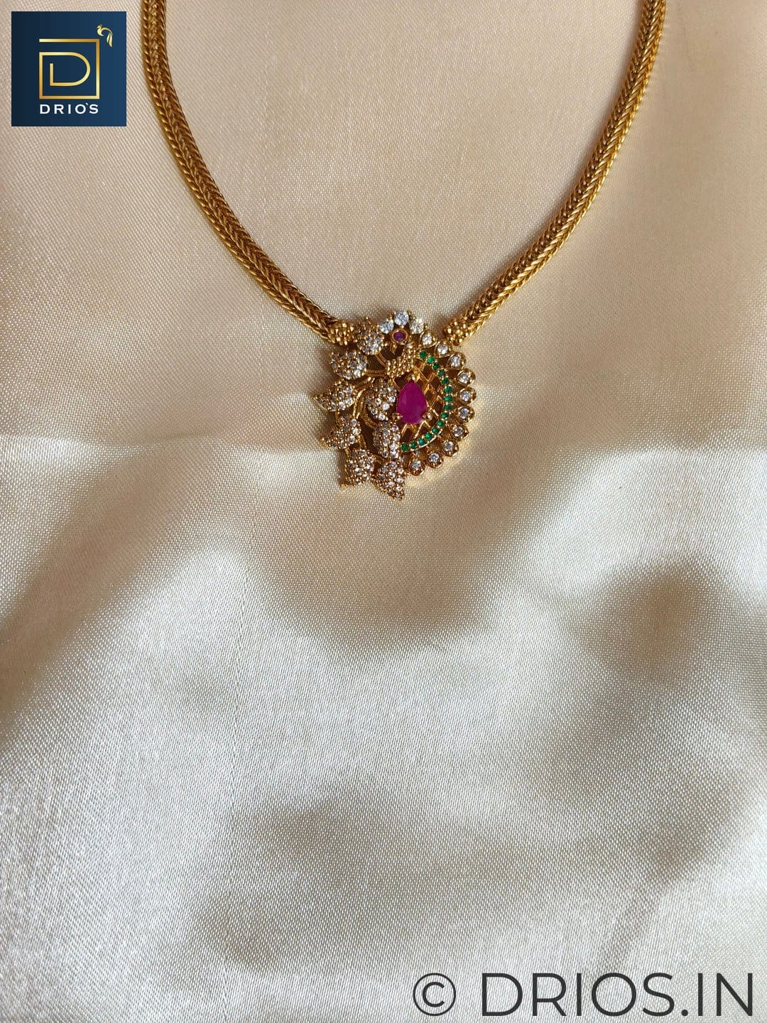 Brass jewellery set
