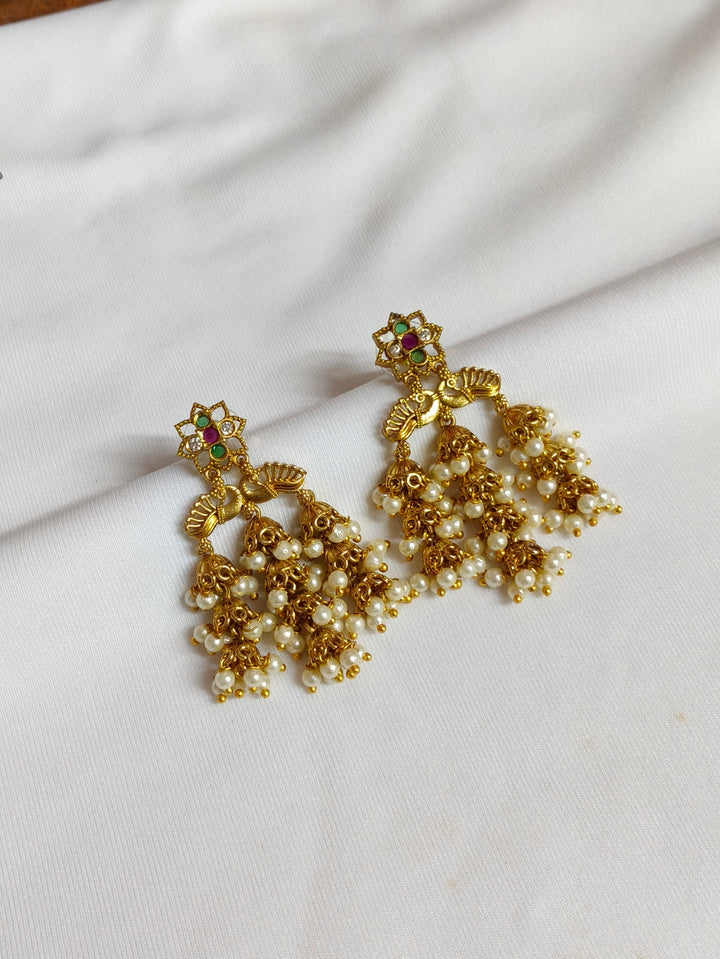 Hanging earrings
