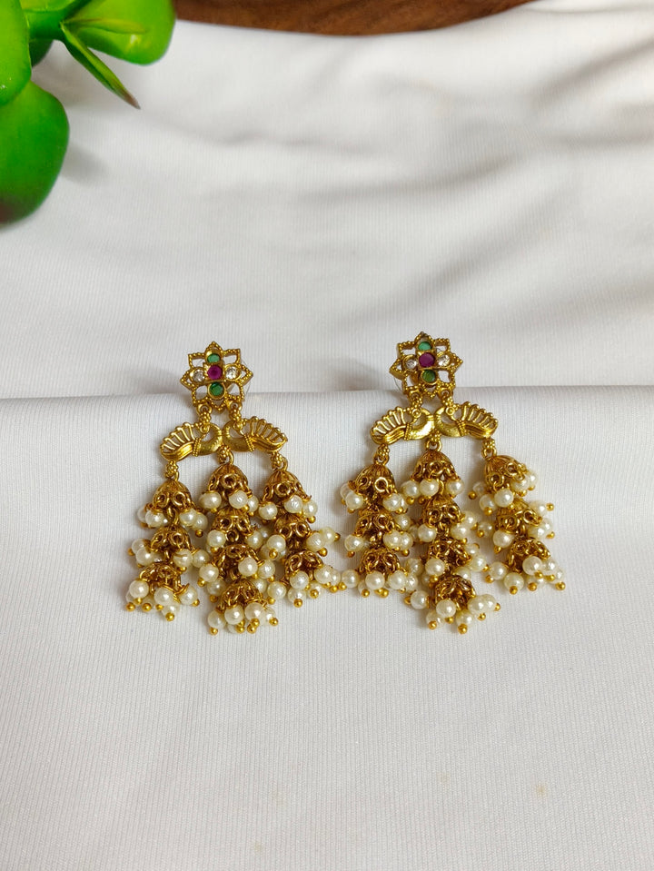 Hanging earrings