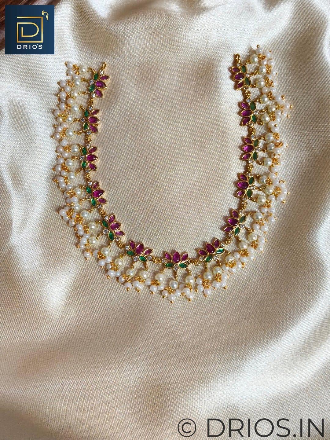 Brass jewellery set