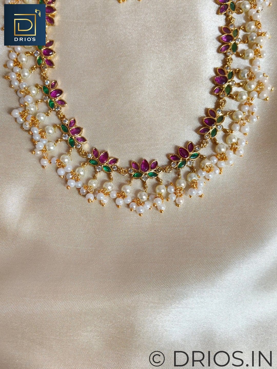 Brass jewellery set