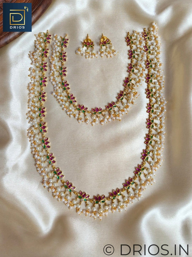 Brass jewellery set