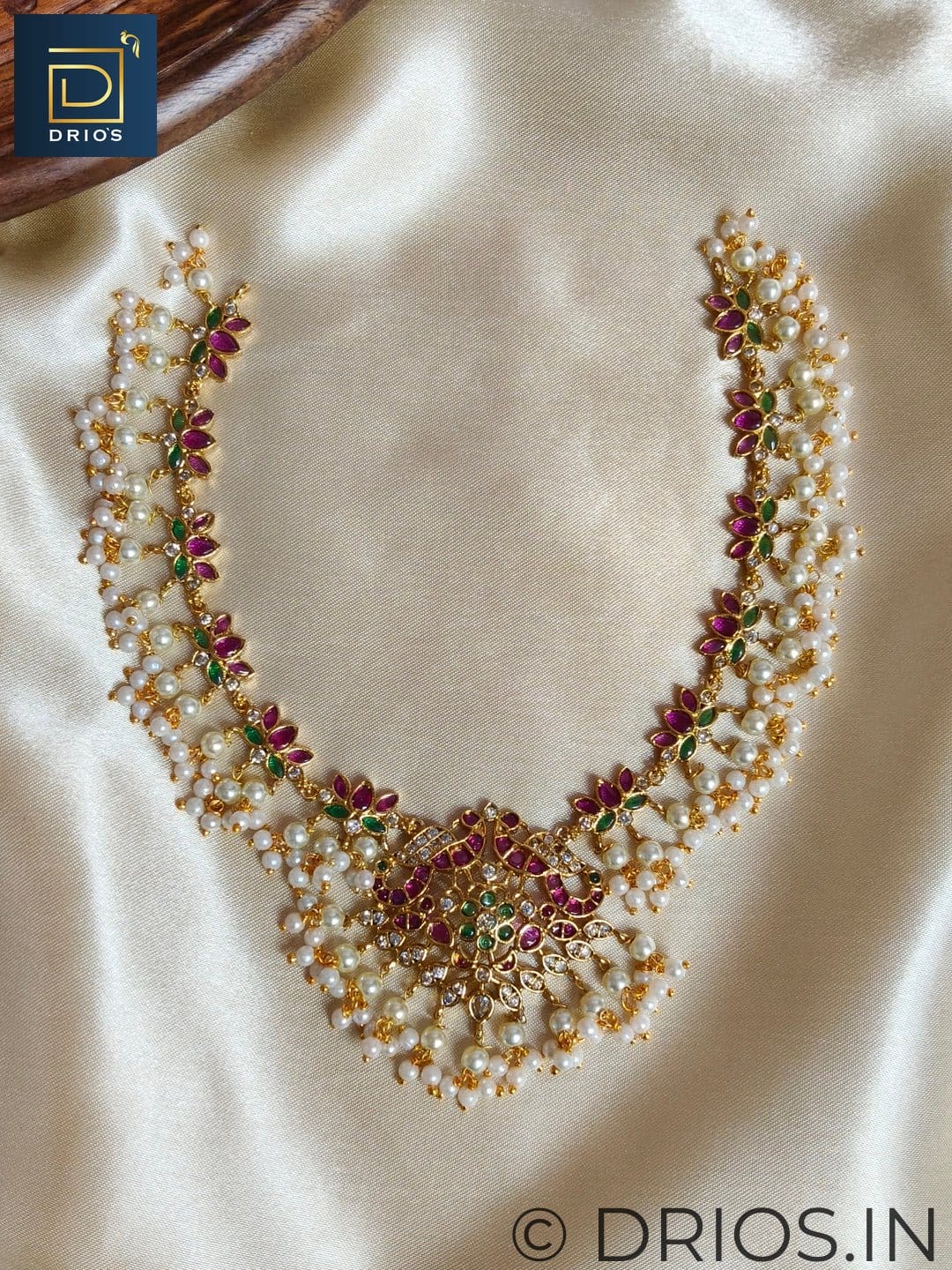 Brass jewellery set