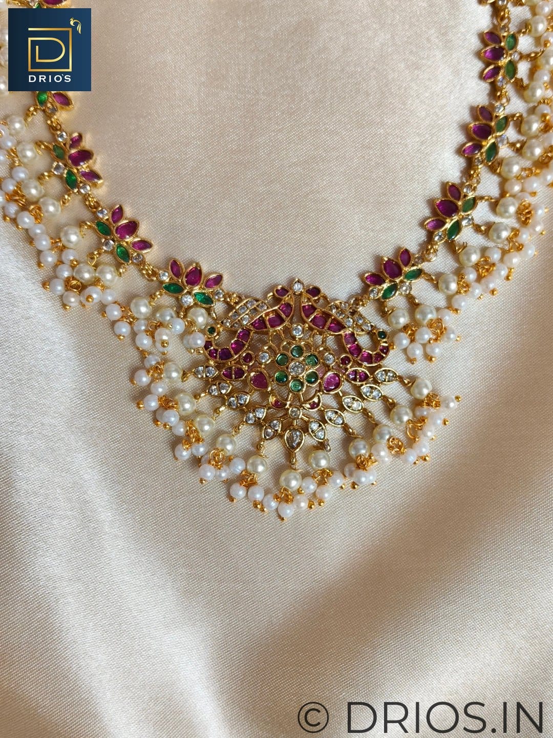 Brass jewellery set