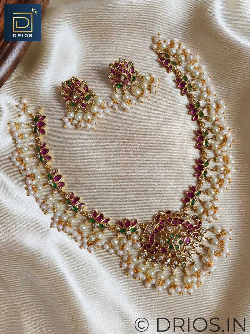 Brass jewellery set