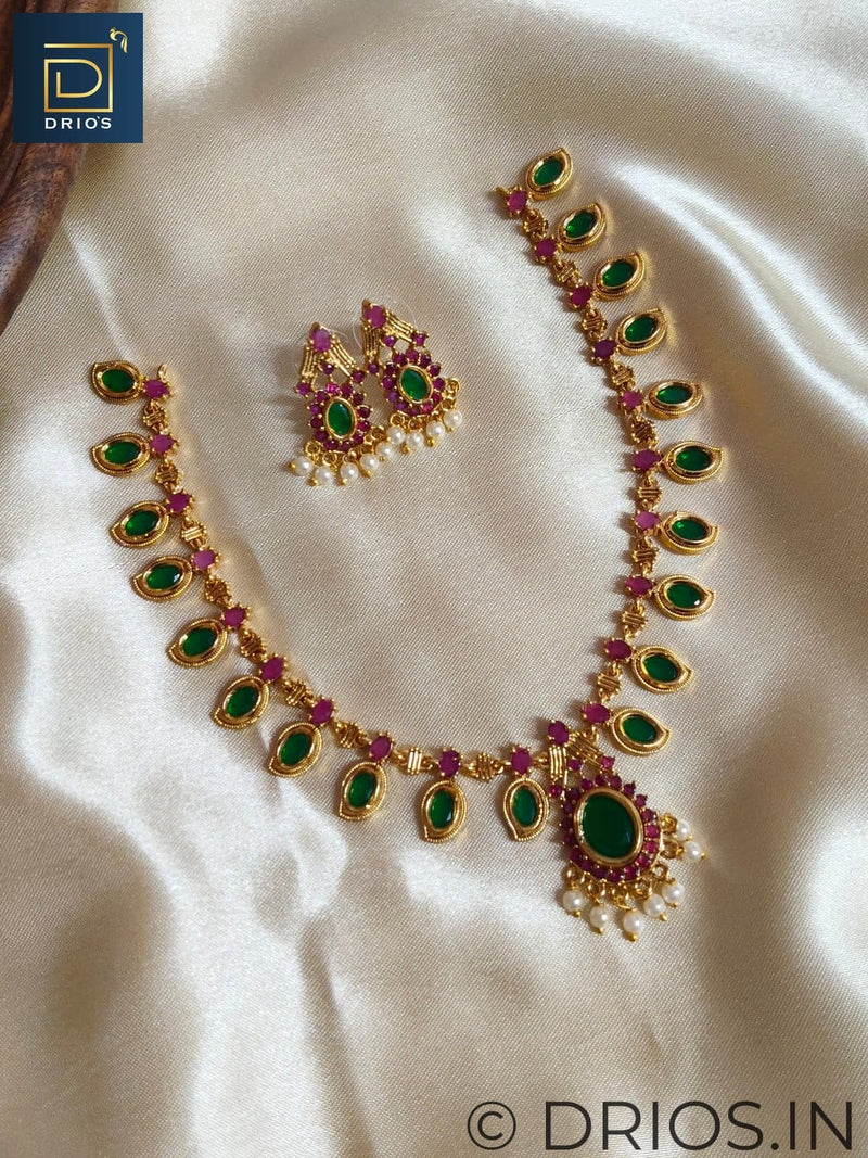Brass jewellery set