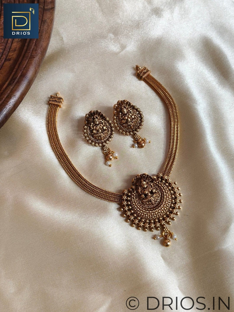 Brass jewellery set