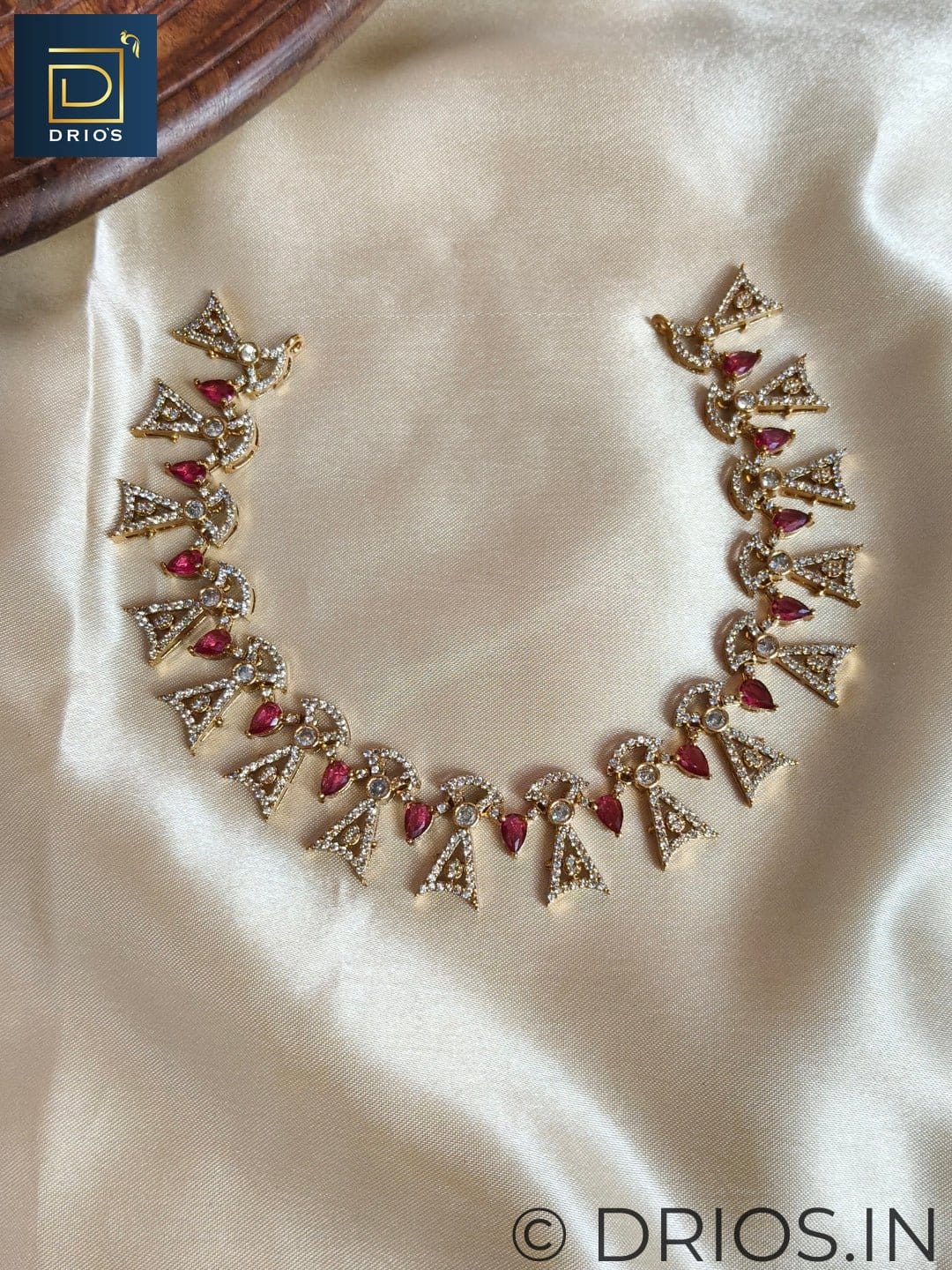 Brass jewellery set