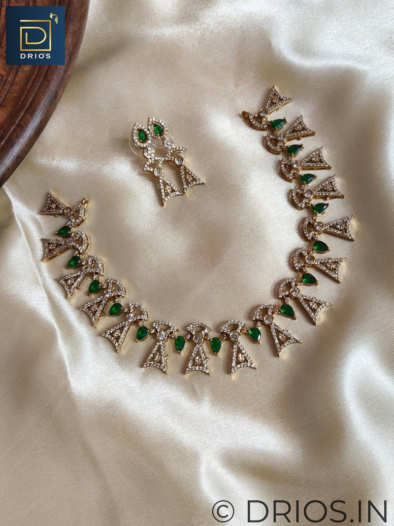 Brass jewellery set