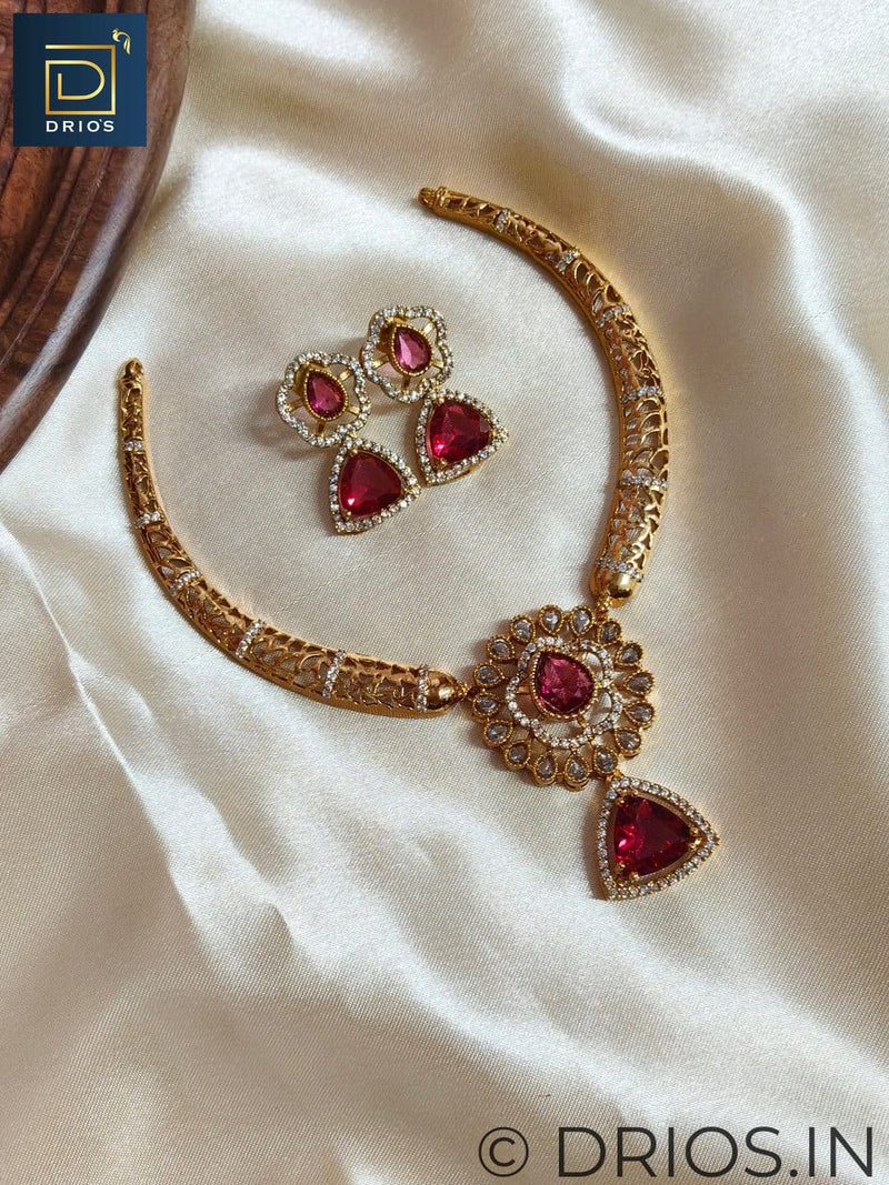 Brass jewellery set