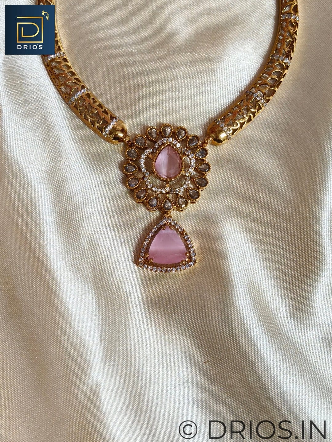 Brass jewellery set