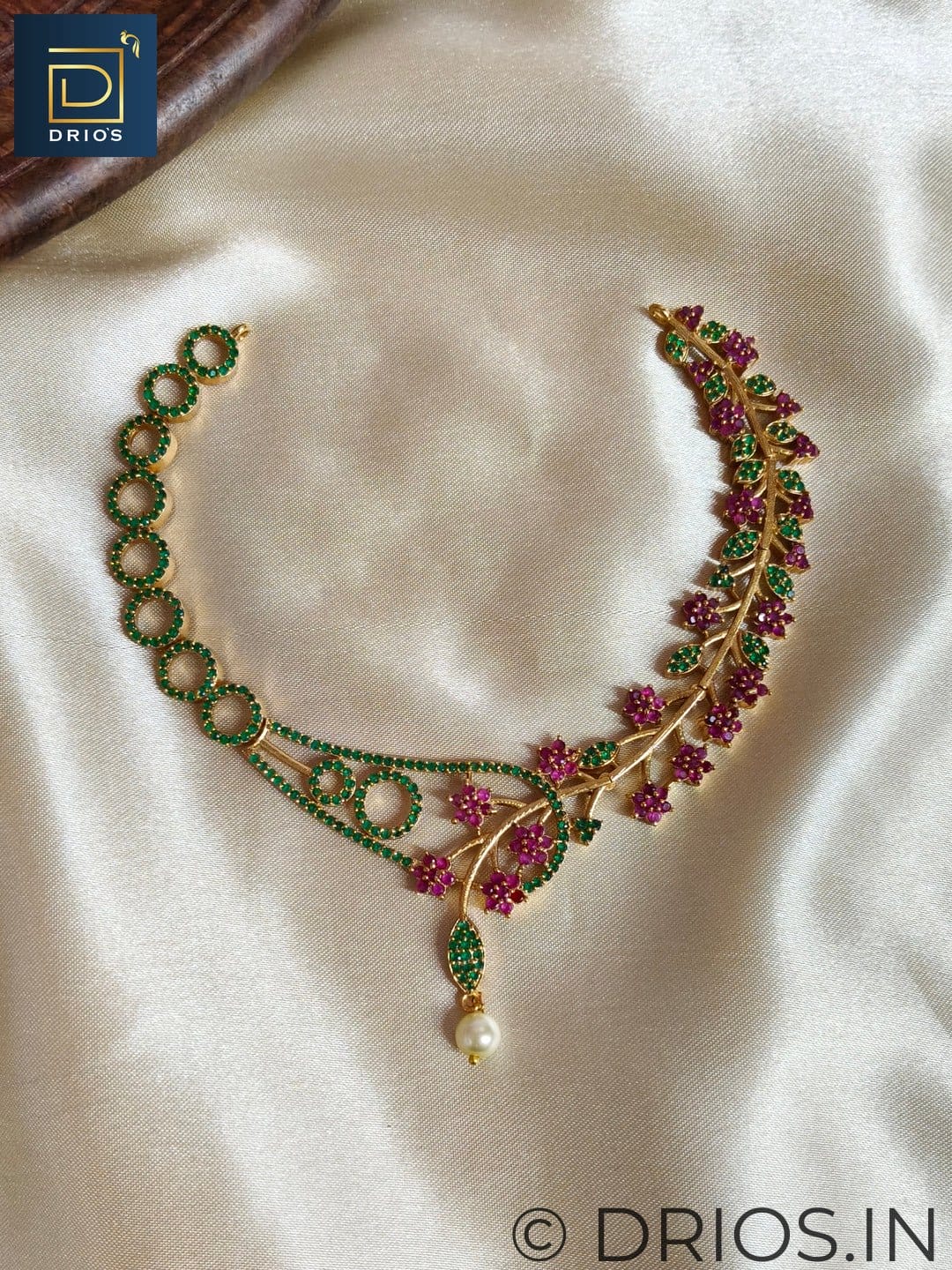 Brass jewellery set