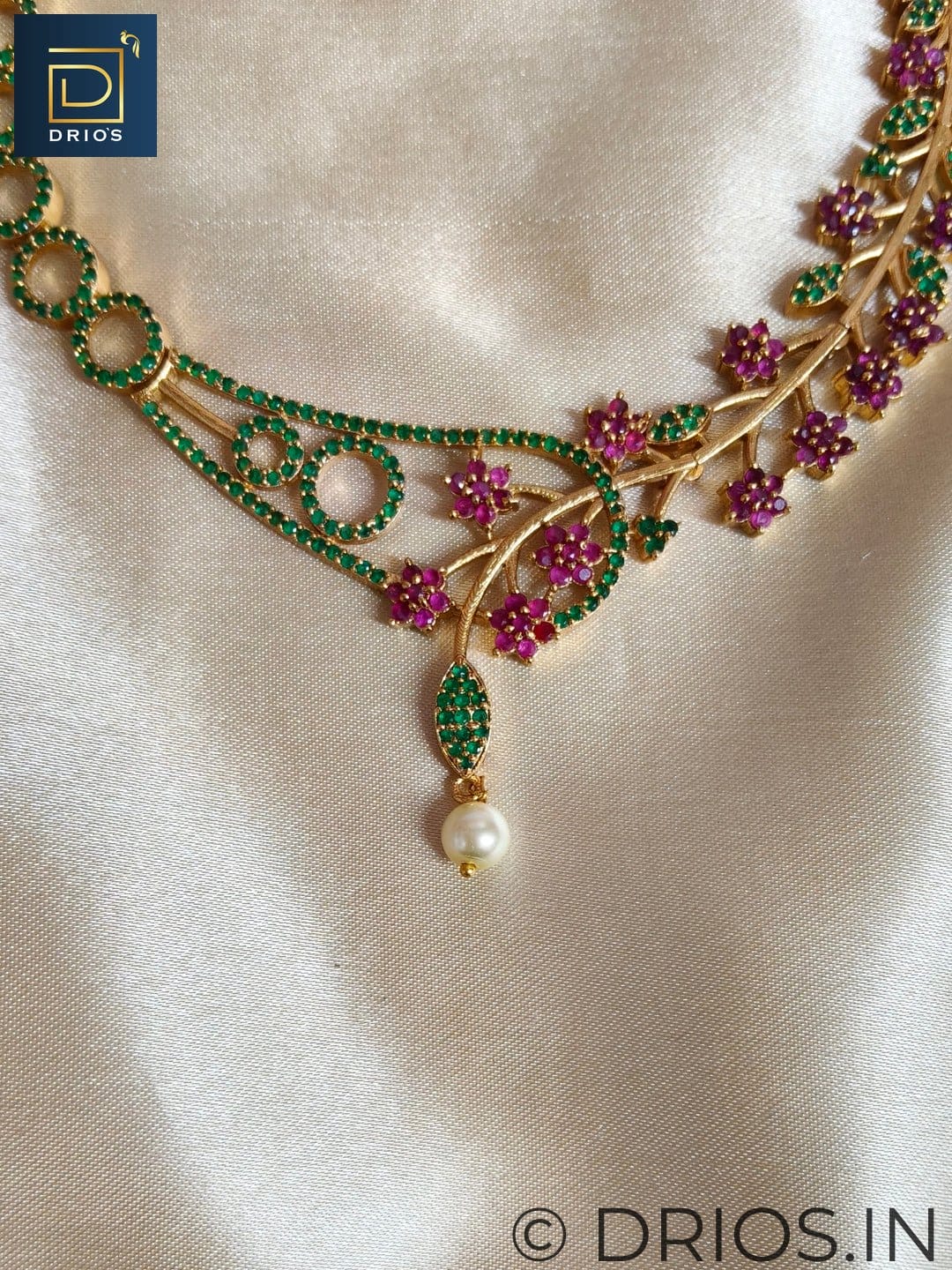 Brass jewellery set