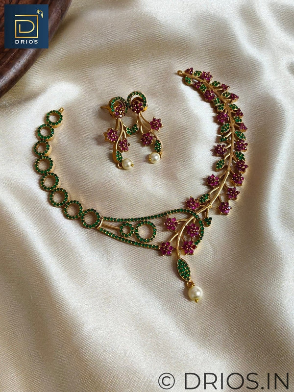 Brass jewellery set