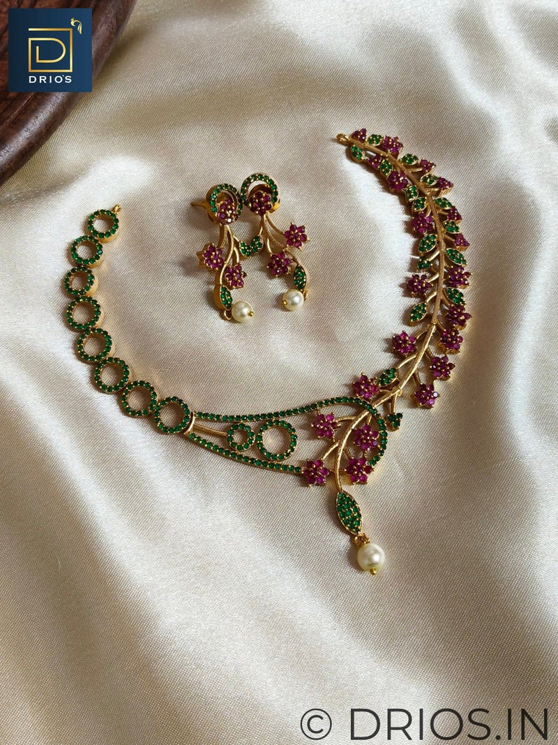 Brass jewellery set