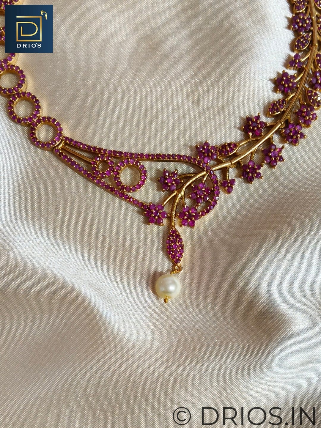 Brass jewellery set