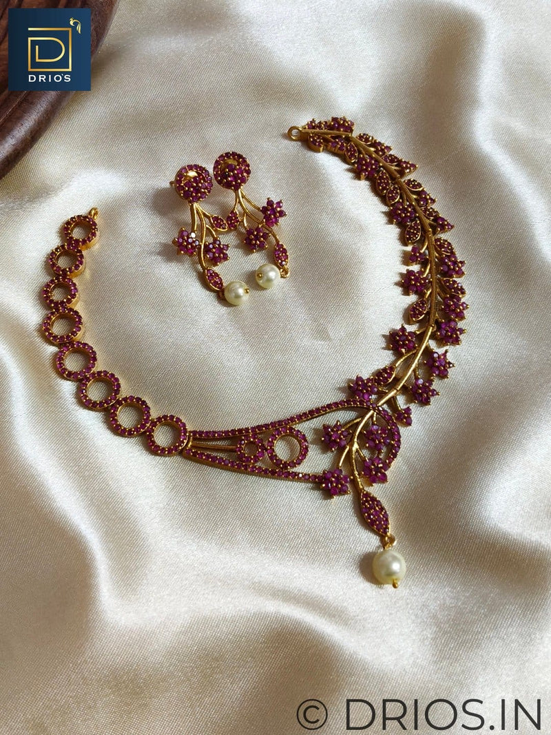 Brass jewellery set