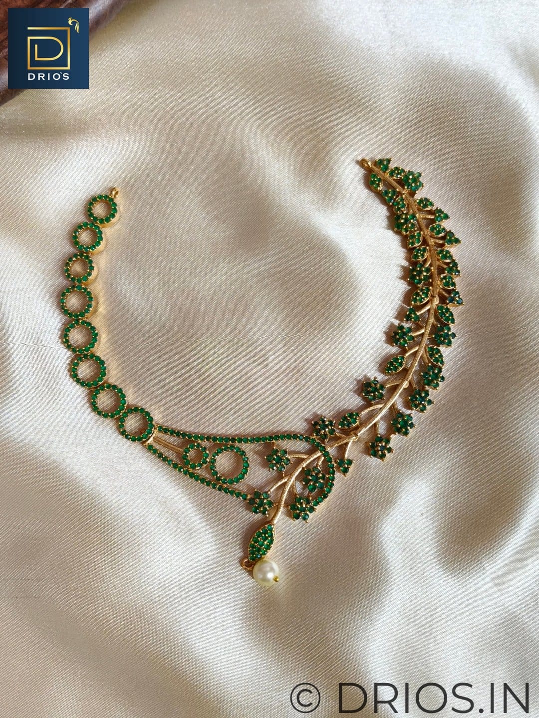 Brass jewellery set