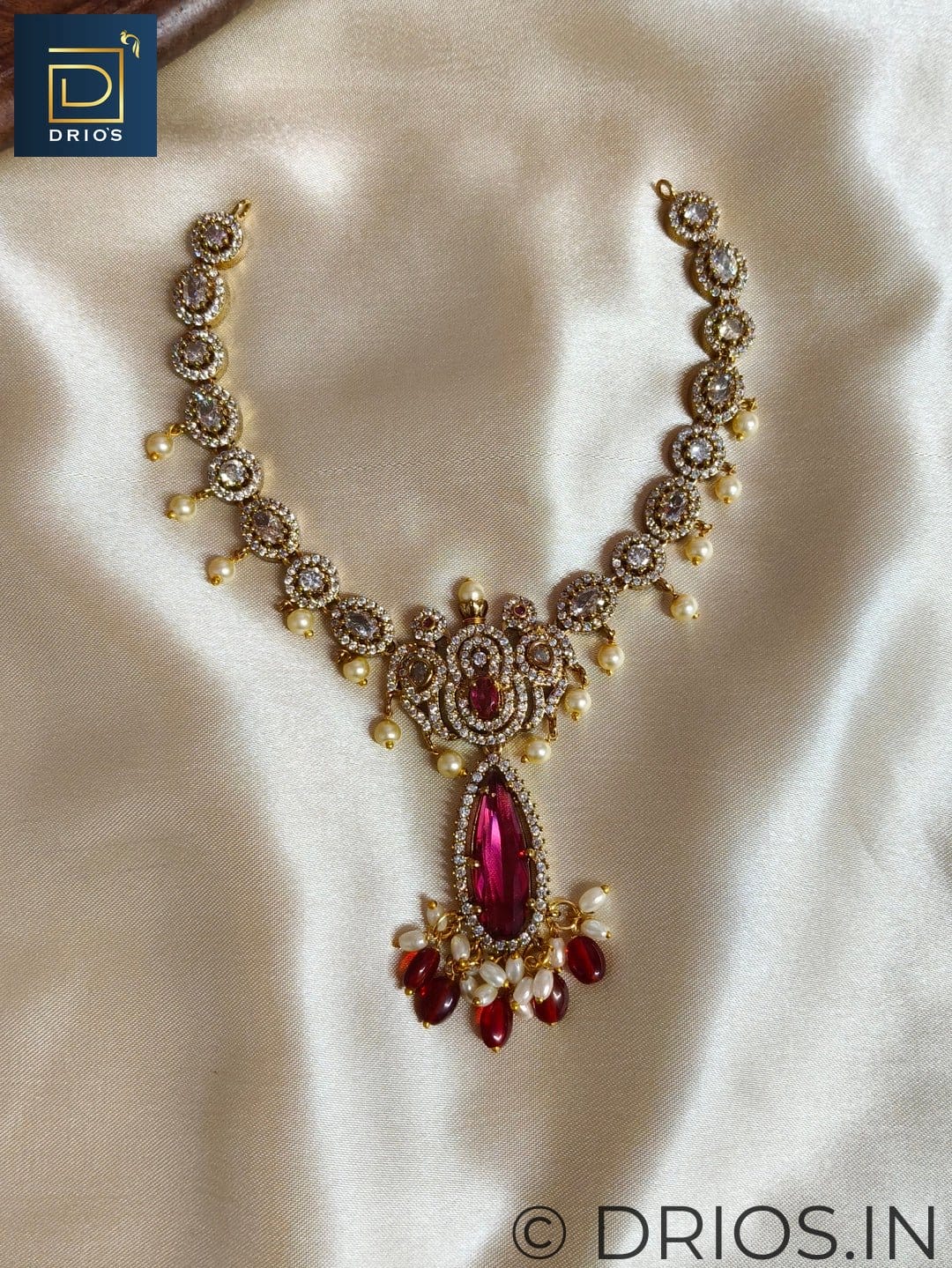 Brass jewellery set