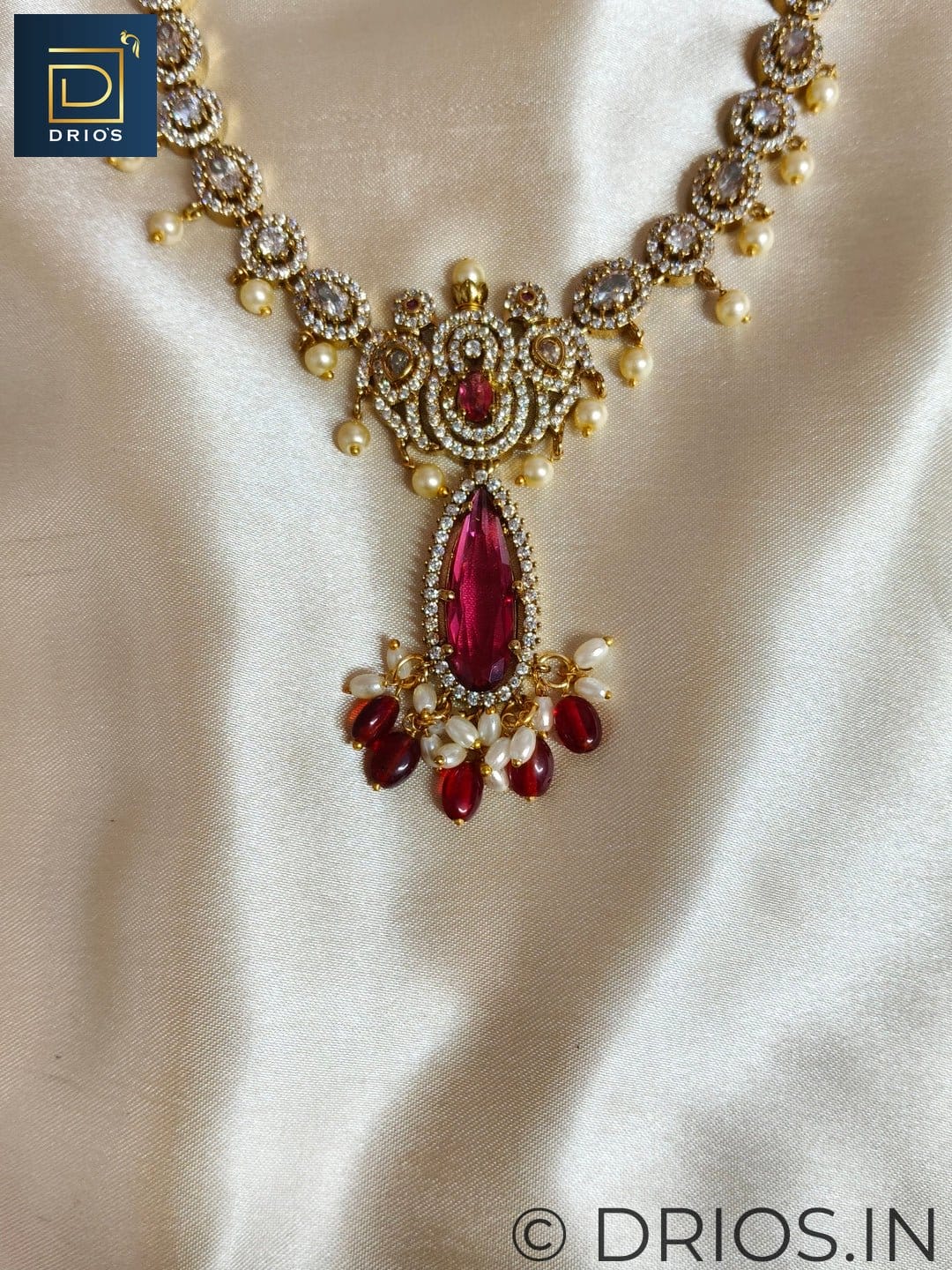 Brass jewellery set