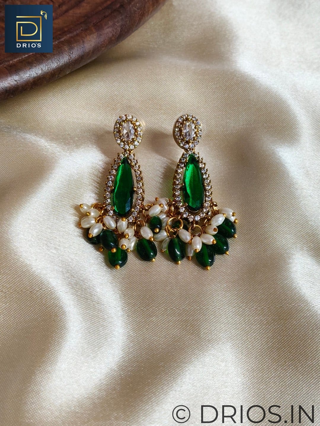 Brass jewellery set