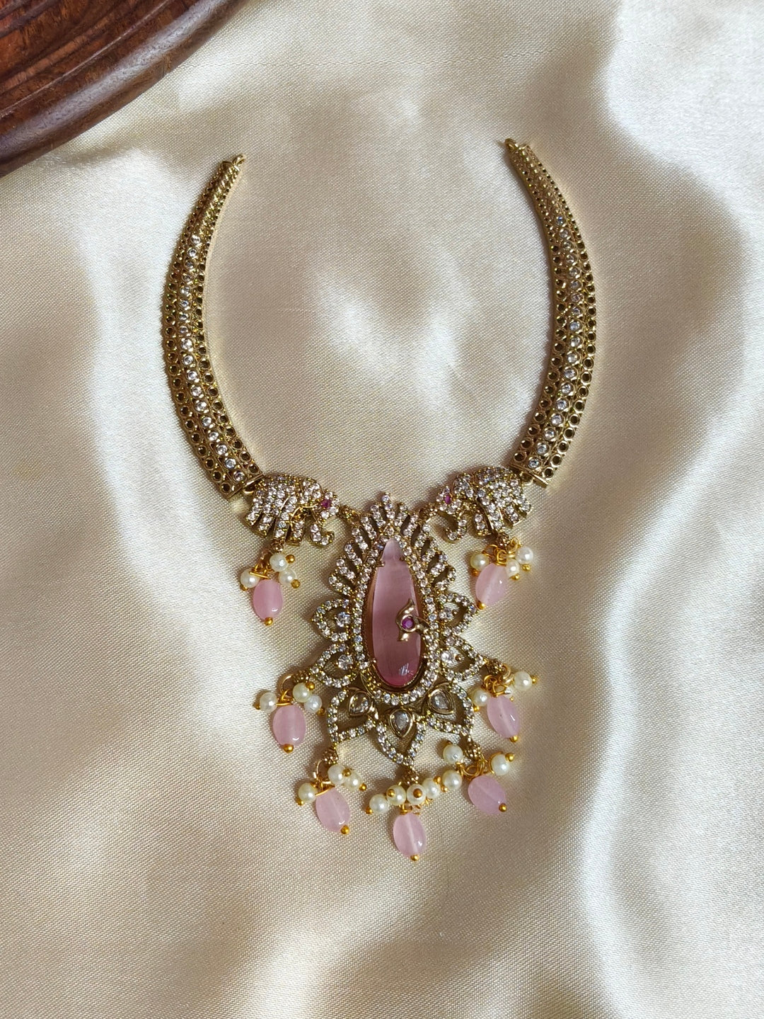 Royal Blush AD Necklace Set