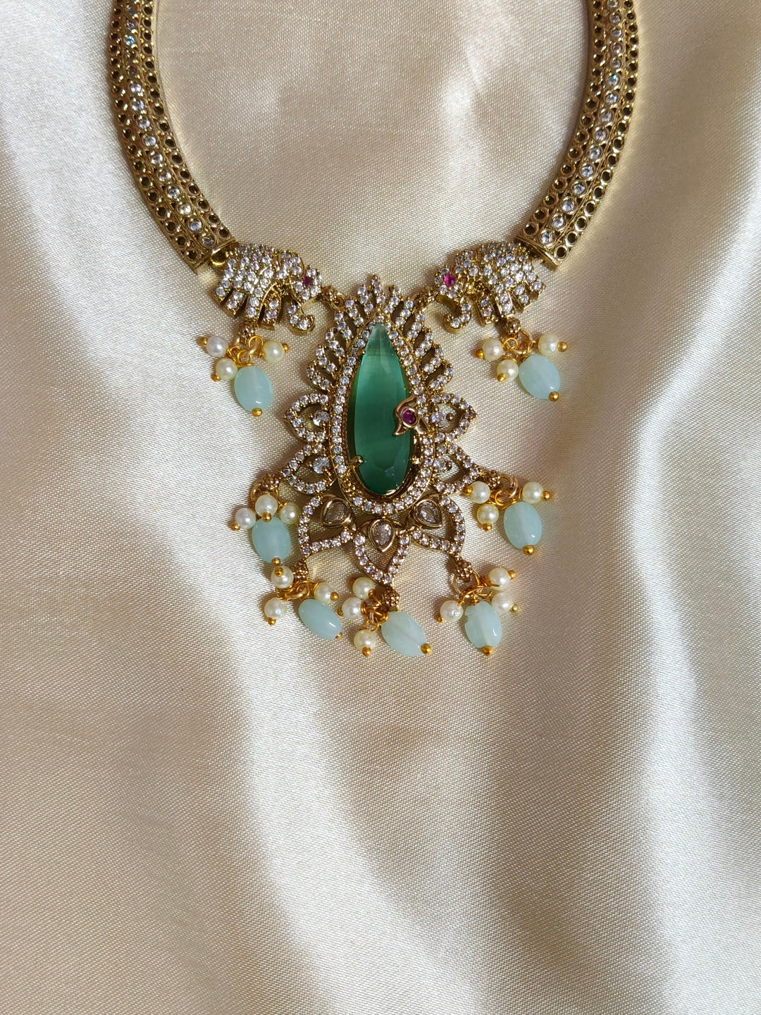 Royal Blush AD Necklace Set