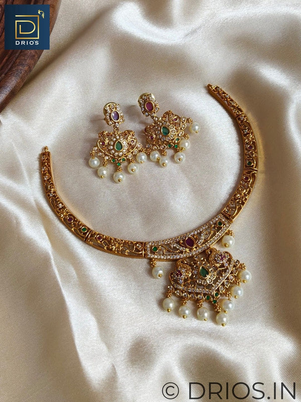 Brass jewellery set