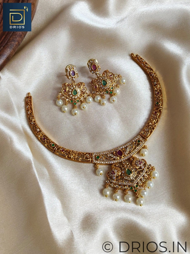 Brass jewellery set