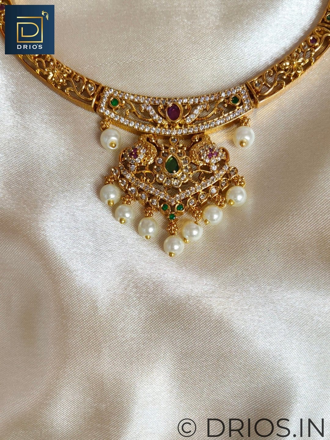Brass jewellery set