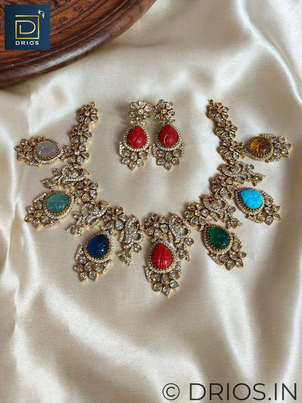 Brass jewellery set
