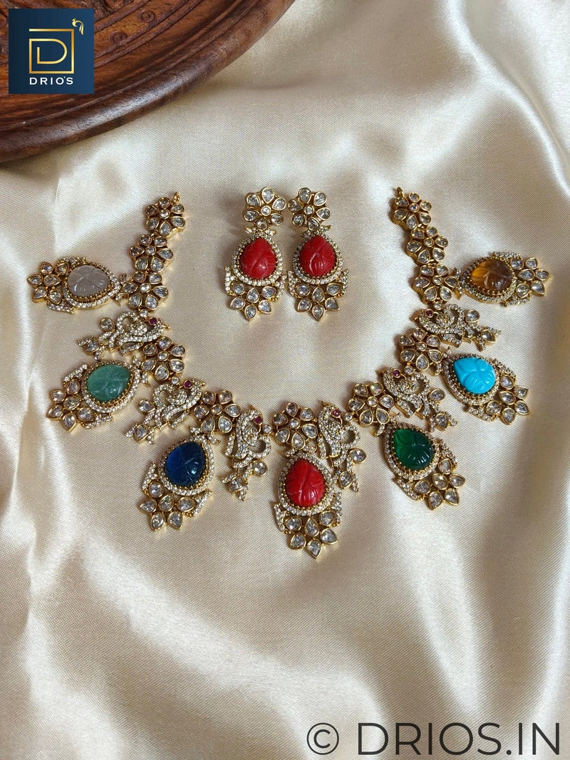 Brass jewellery set
