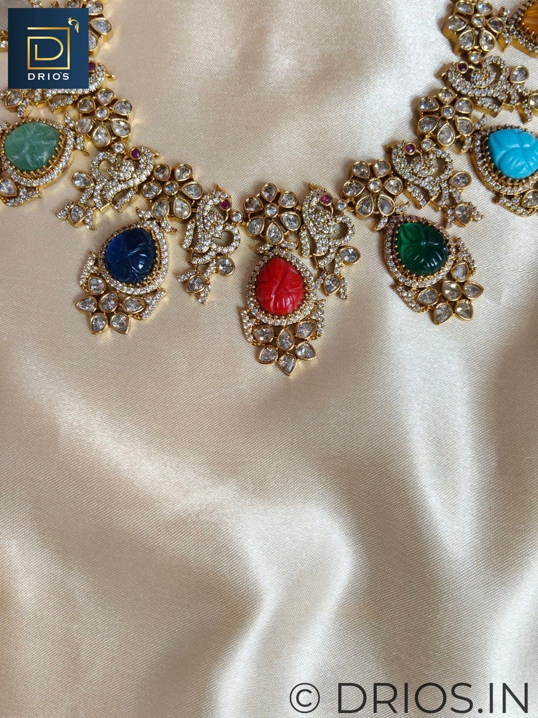 Brass jewellery set
