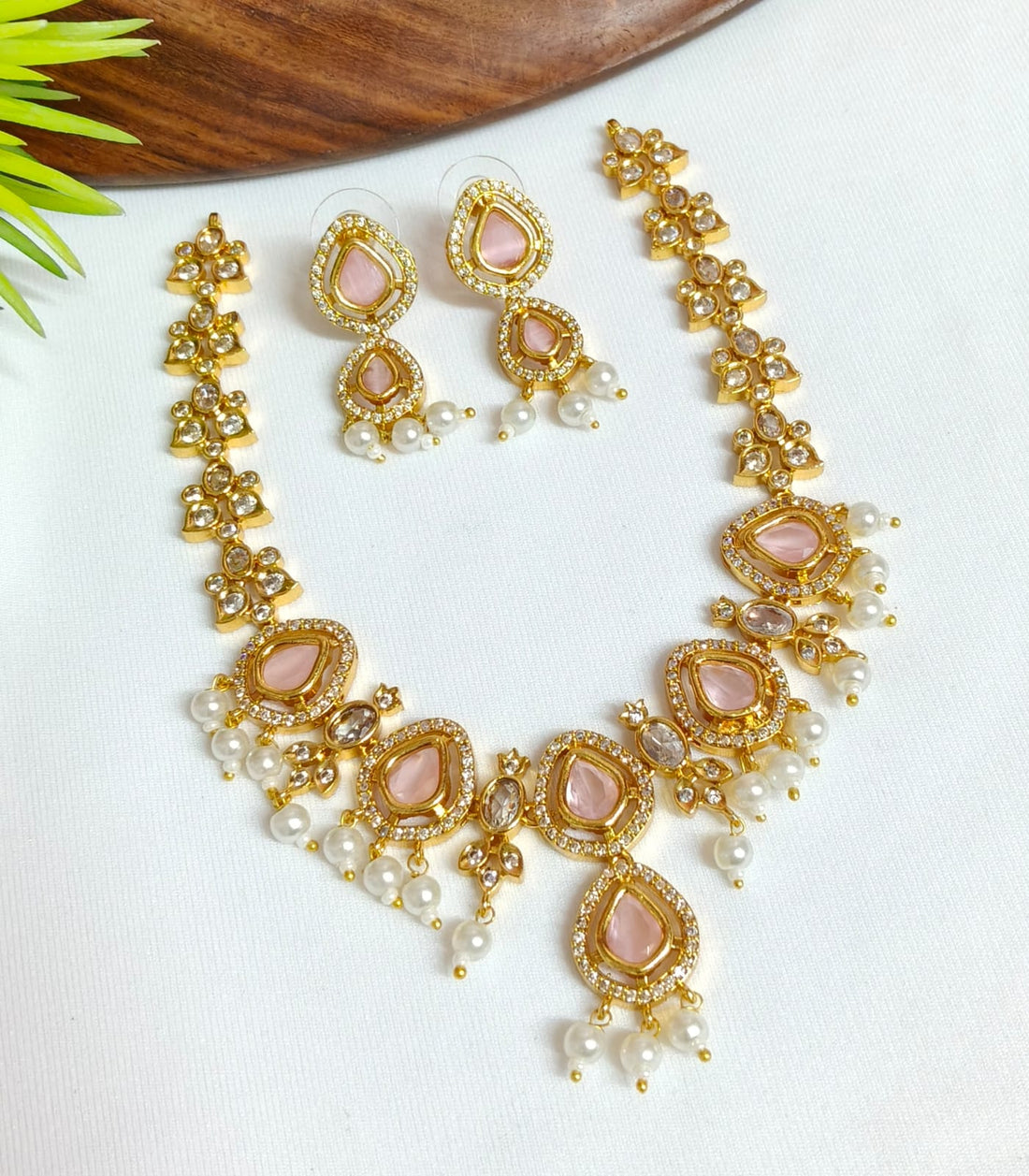 Traditional South Indian Necklace Set